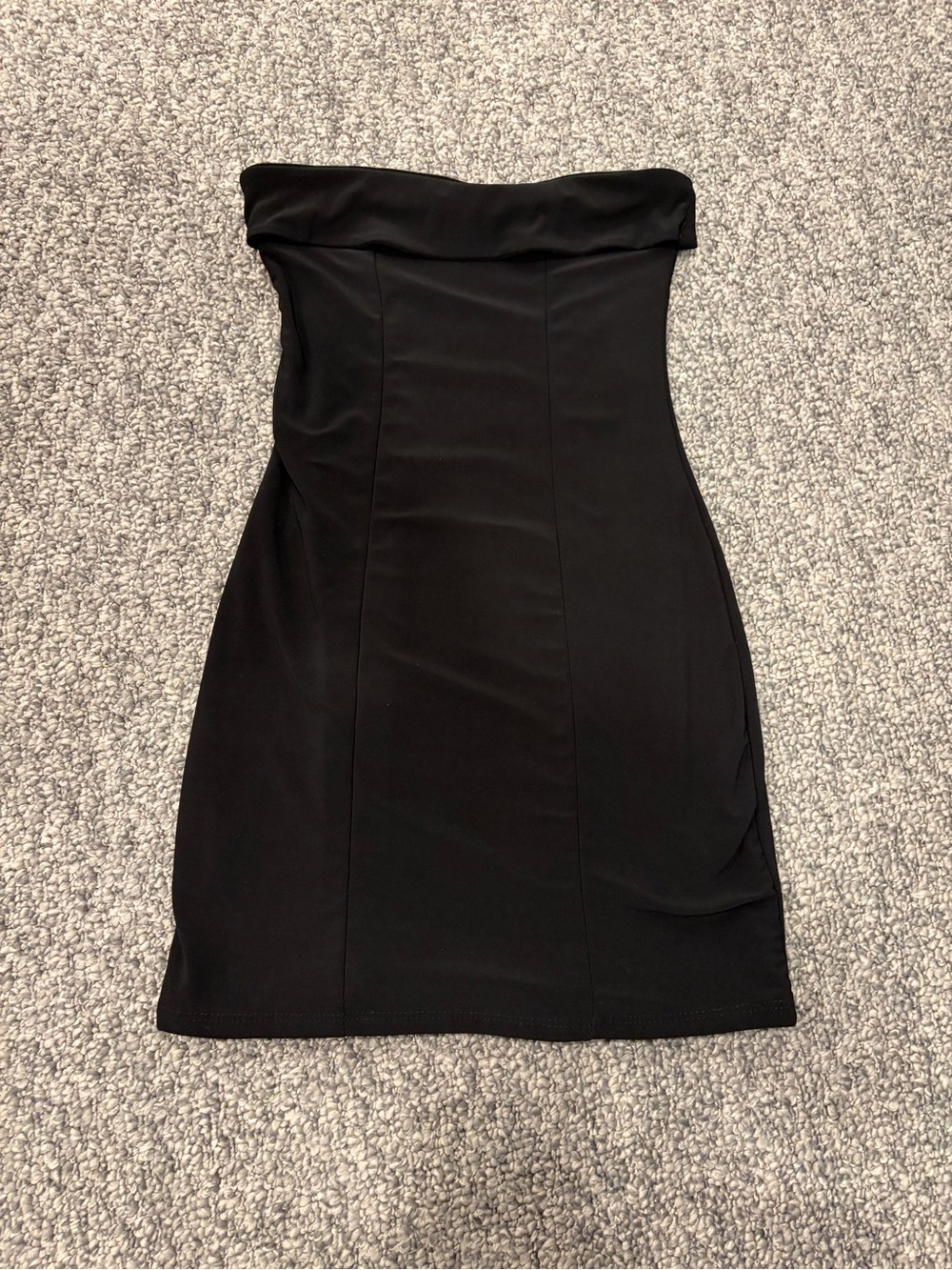 Cheryl Kids Strapless Black Bodycon Dress